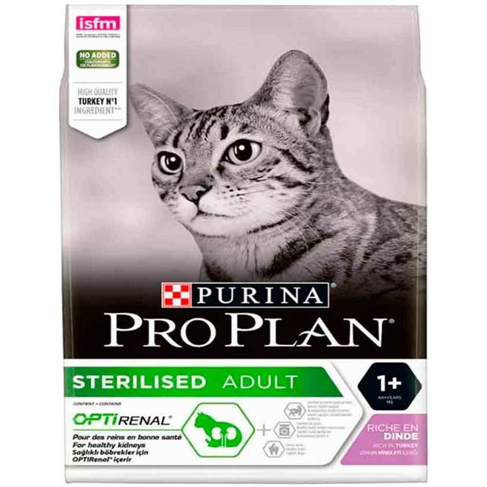 Proplan Sterilised Hindili Kedi Maması 3 kg  7613033560033 Pro Plan Kısır Kedi Mamaları Amazon Pet Center