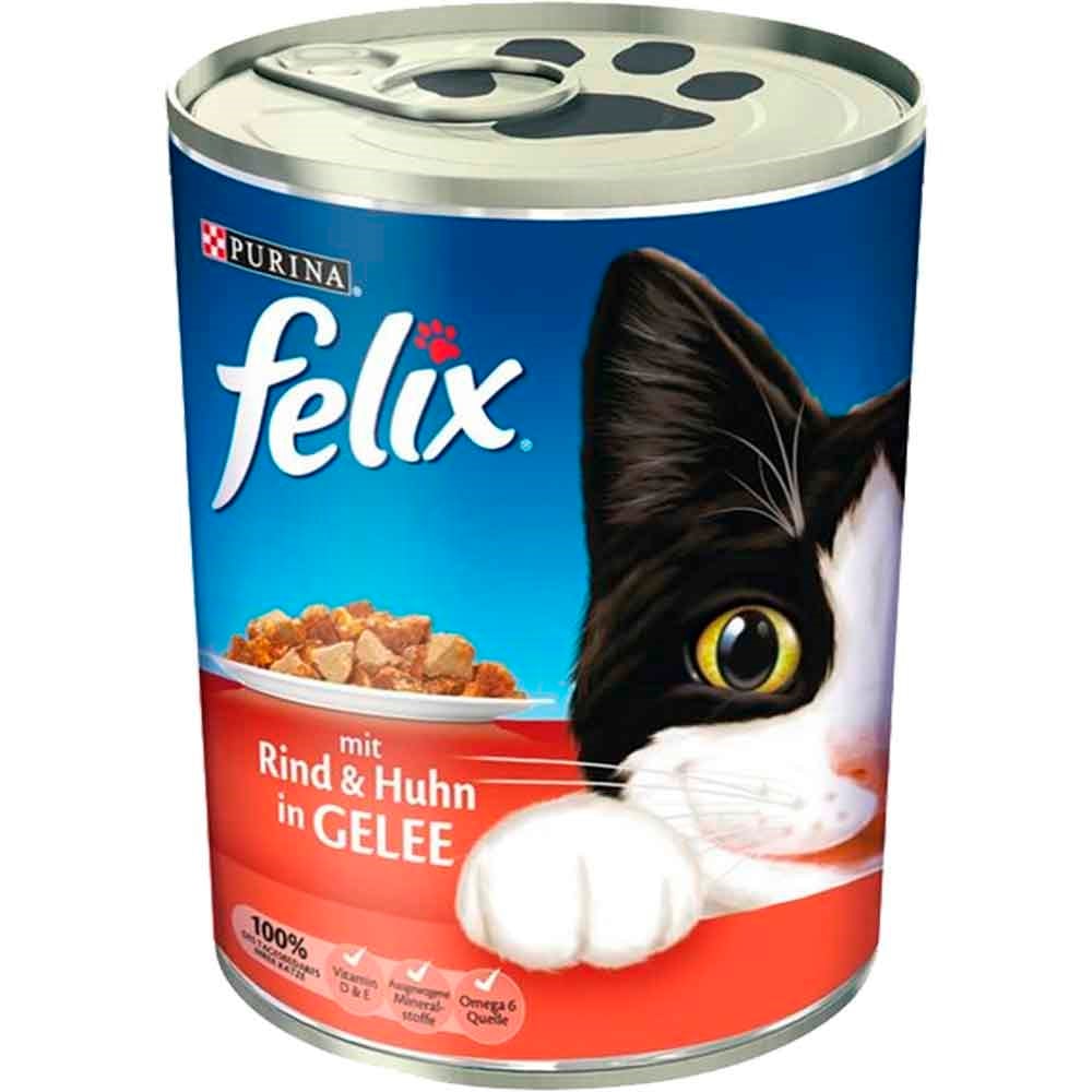 Purina Felix Sığır Etli Kedi Konservesi 400 Gr 4000487598805 Felix Yetişkin Kedi Konserve Mamaları Amazon Pet Center