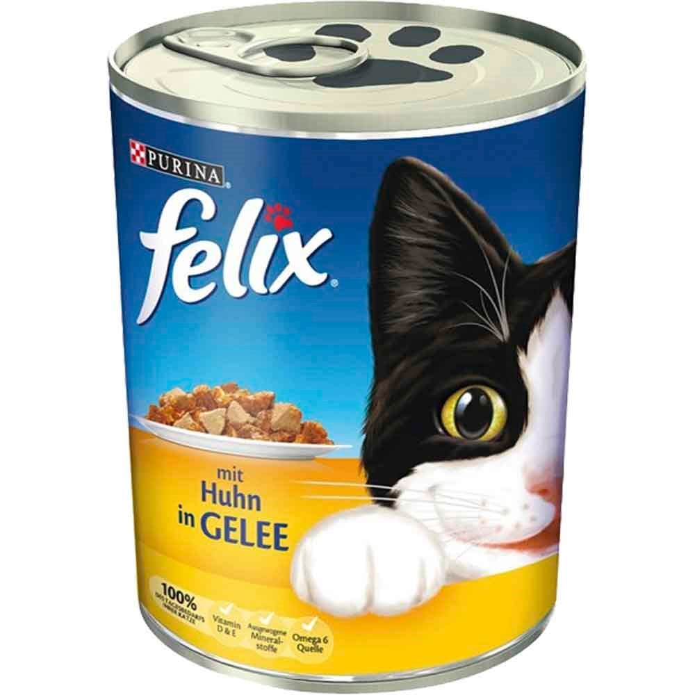 Purina Felix Tavuklu Kedi Konservesi 400 Gr 4000487210745 Felix Yetişkin Kedi Konserve Mamaları Amazon Pet Center