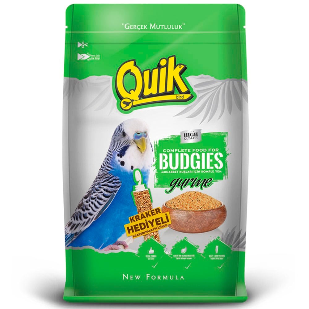 Quik Gurme Muhabbet Yemi 500 Gr-Kraker Hediyeli 8680468040262 Amazon Pet Center