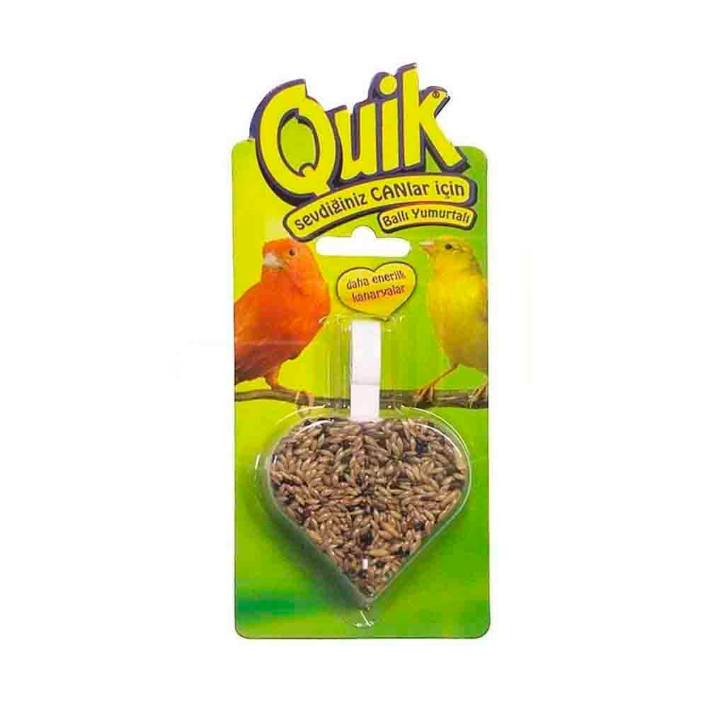Quik Kanarya Yumurtalı Ballı Kalp Kraker 8680468043706 Amazon Pet Center