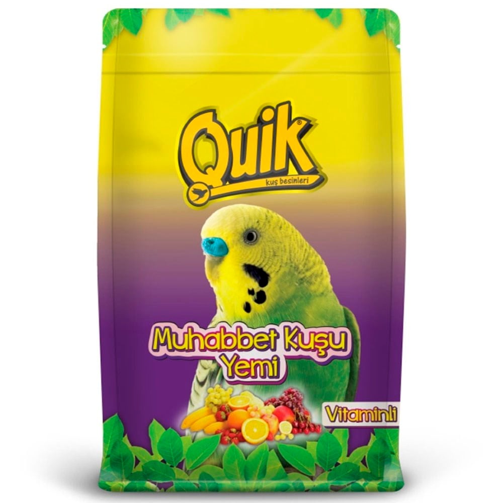 QUİK Muhabbet Kuşu Yemi 400gr 8680468040156 Amazon Pet Center