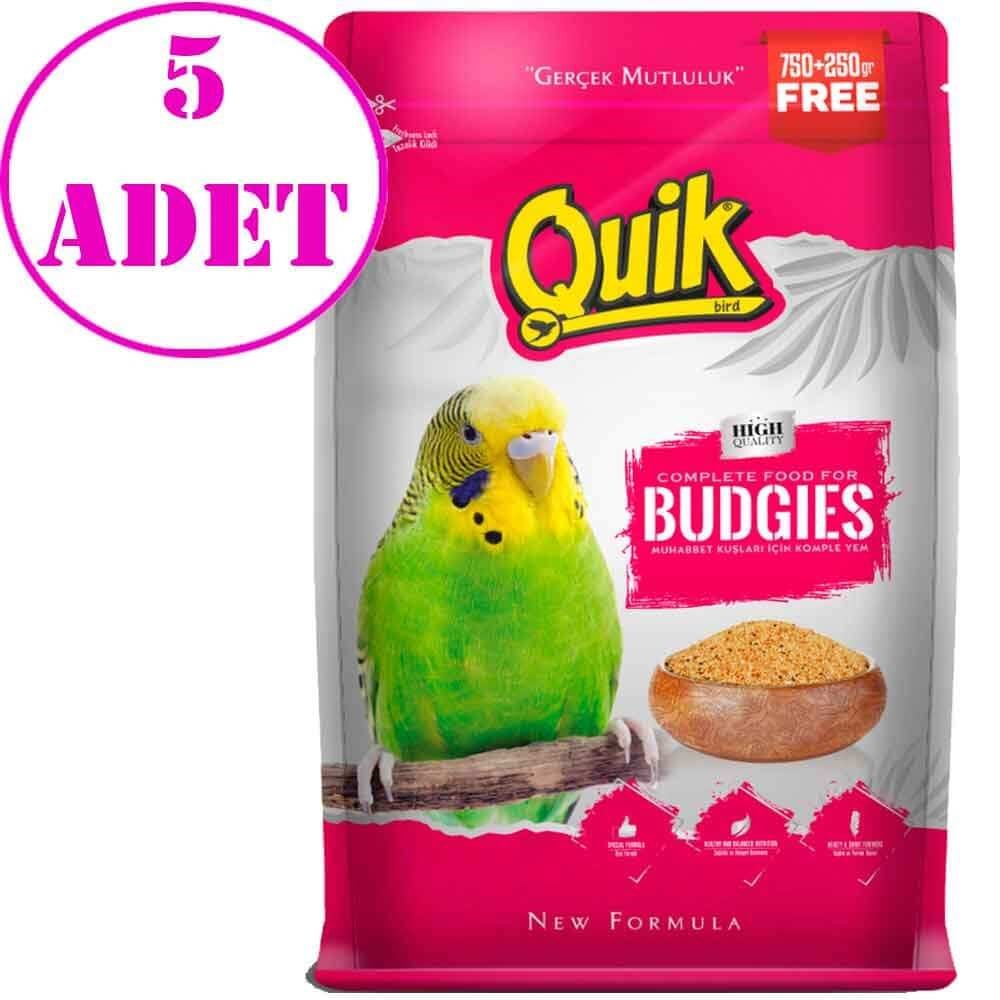 Quik Muhabbet Yemi 750+250gr 5 AD 32126945 Quik Muhabbet Kuşu Yemleri Amazon Pet Center