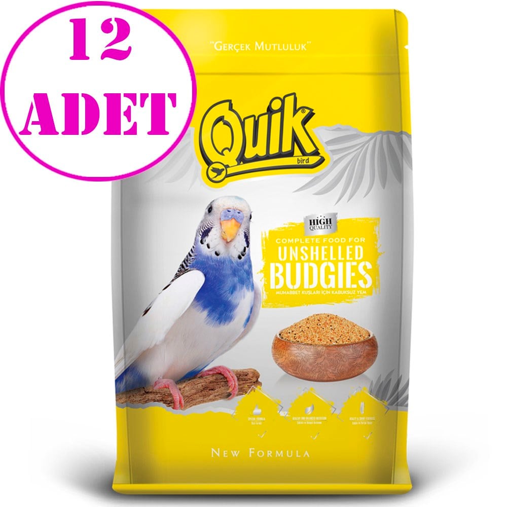 Quik Special Kabuksuz Kuş Yemi 400gr 12 AD 32127478 Amazon Pet Center