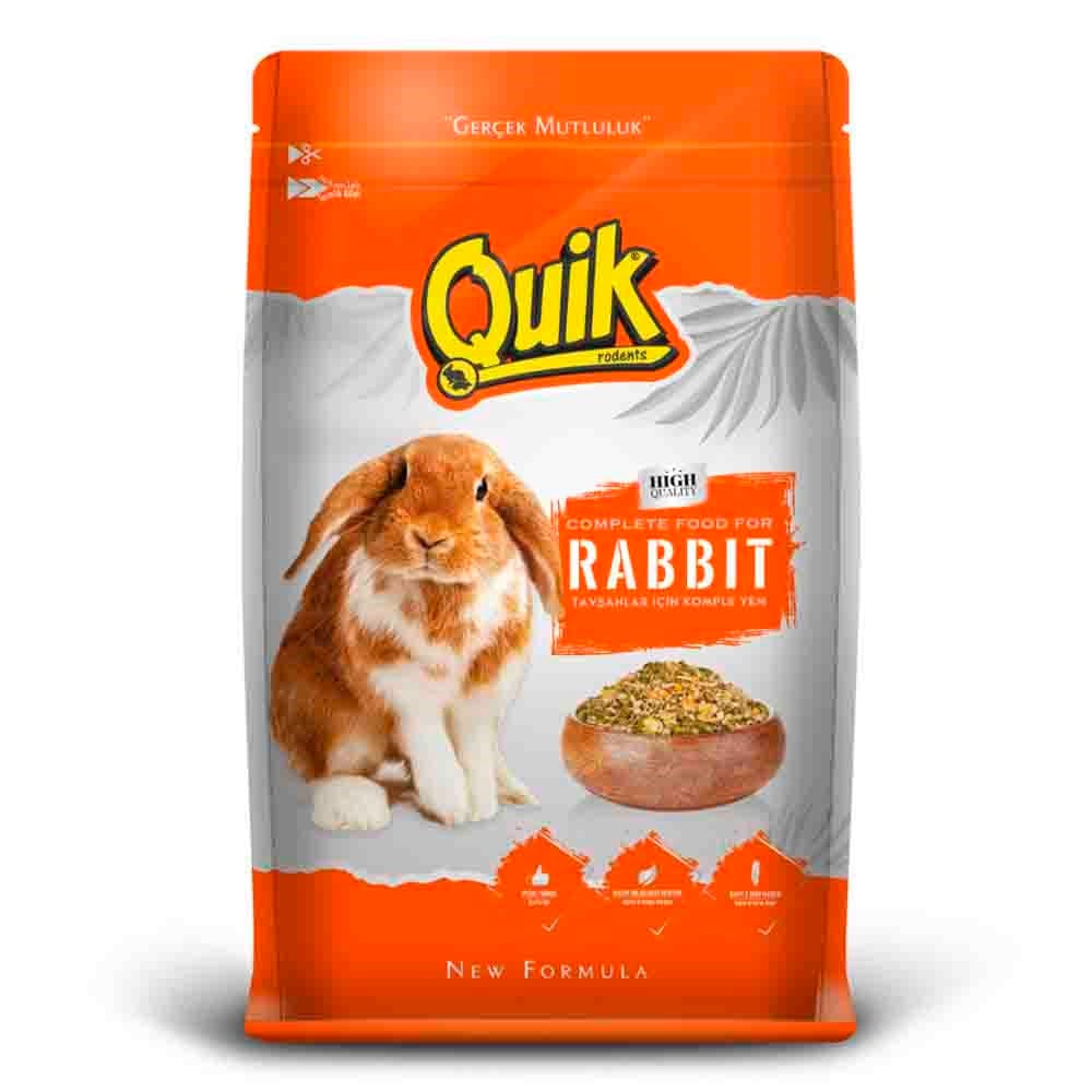 Quik Tavşan Yemi 750 gr 8680468040194 Quik Tavşan Yemleri Amazon Pet Center