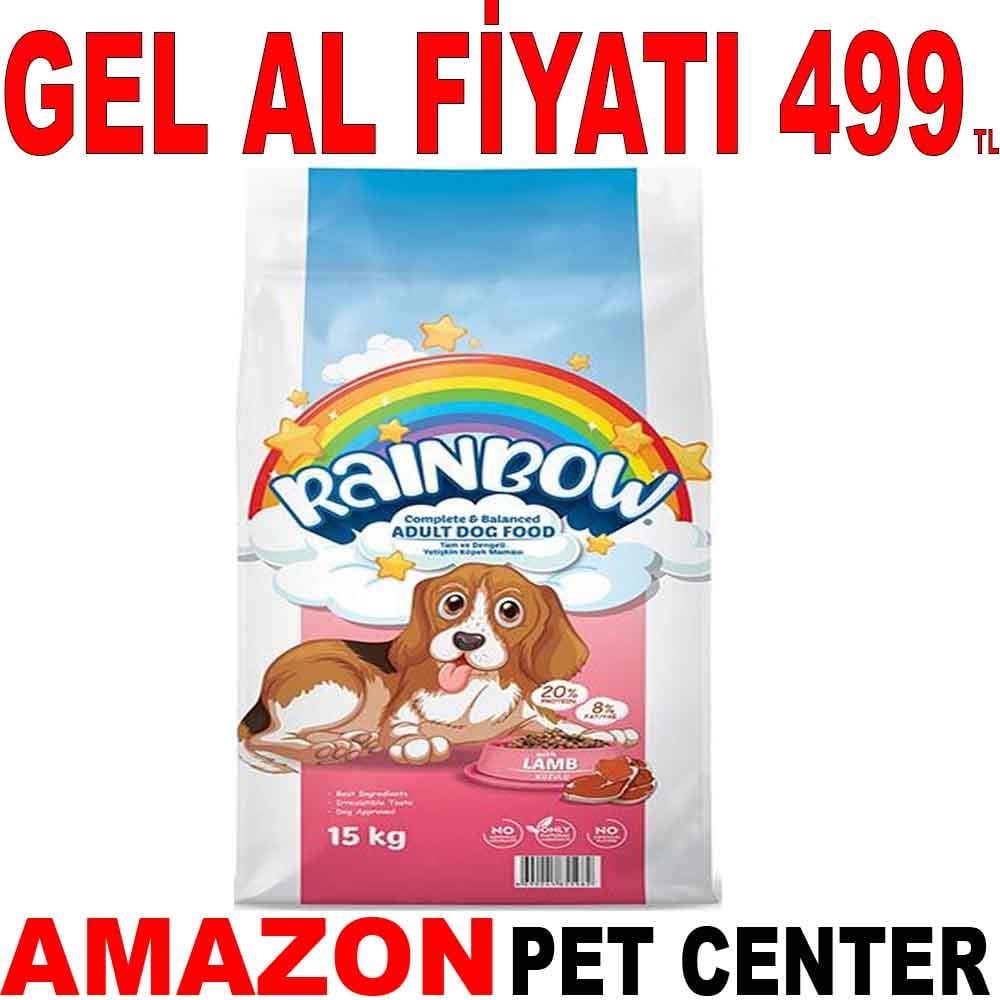 Rainbow Kuzu Etli Köpek Maması 15 Kg 22756008 Amazon Pet Center