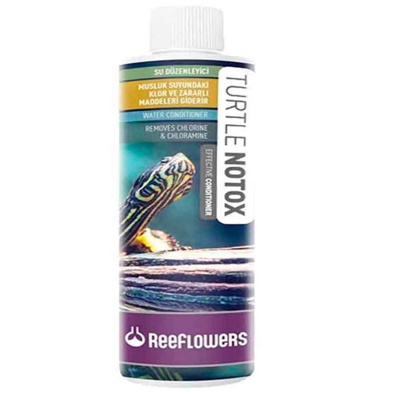 Reef Flowers Turtle Notox Effective Su Kaplumbağa Su Düzenyici 85 ml 8680716337328 Reeflowers Kaplumbağa Bakım Ürünleri Amazon Pet Center