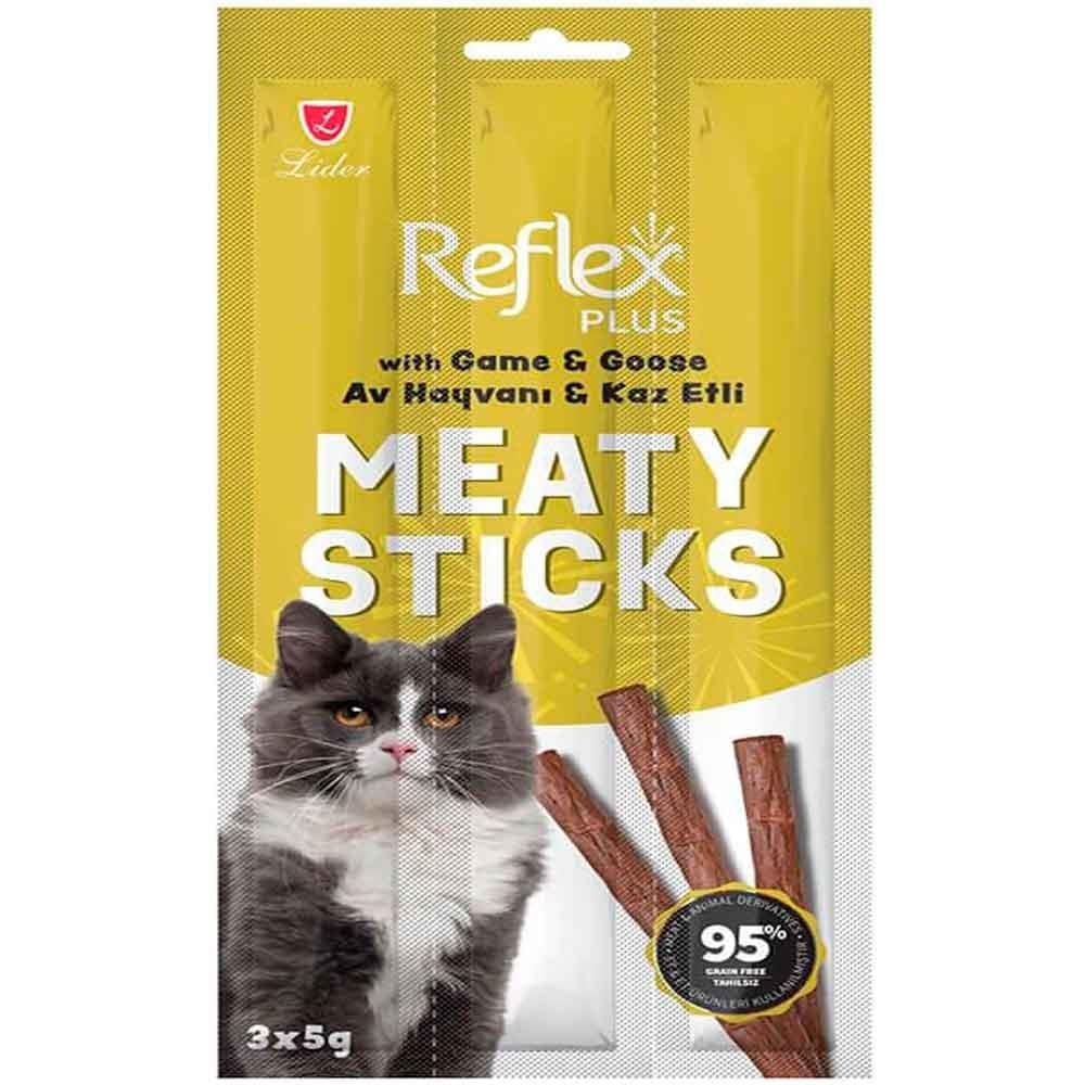 Reflex Av Etli Kedi Ödül Çubuğu 5 Gr 3 Adet 8698995030199 Amazon Pet Center