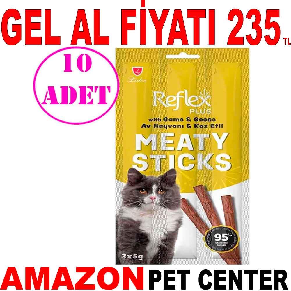 Reflex Av Etli Kedi Ödül Çubuğu 5 Gr 3 Lü 10 AD 19364001 Amazon Pet Center