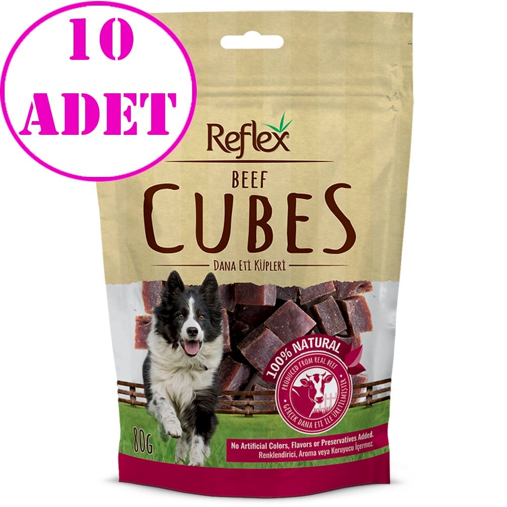 Reflex Biftekli Dilim Küp Köpek Ödülü 80 Gr 10 AD 32125054 Amazon Pet Center