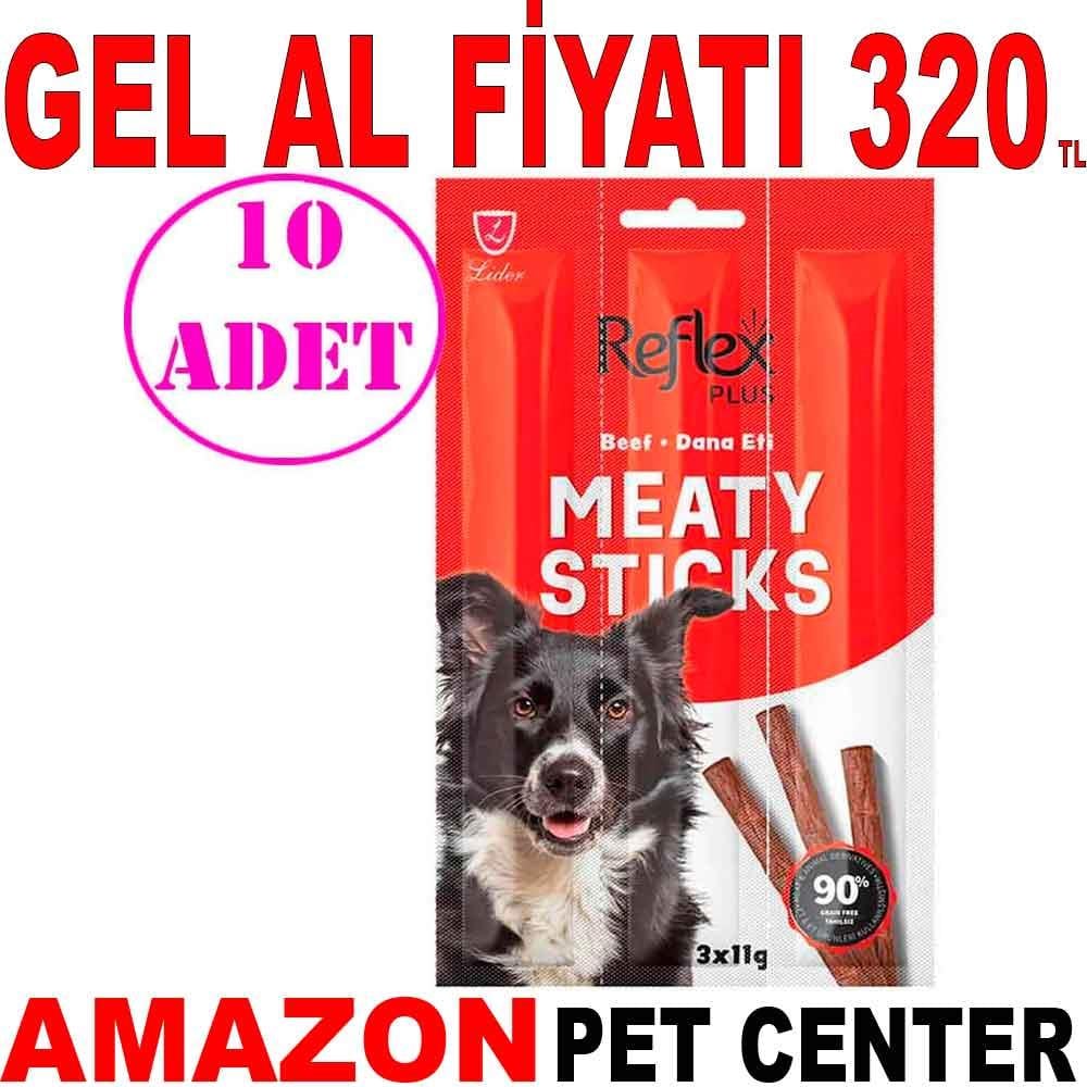 Reflex Biftekli Köpek Ödül Çubuğu 3x11 Gr 10 AD 20867003 Amazon Pet Center