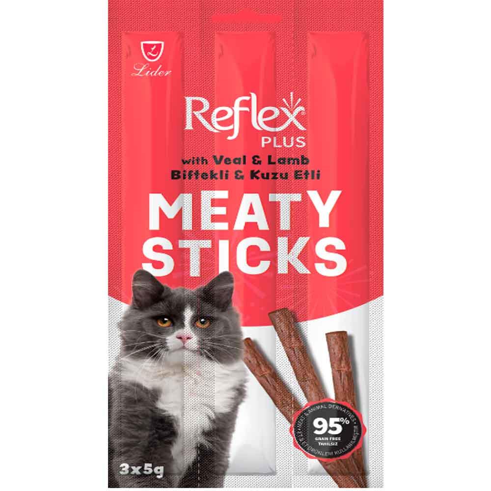 Reflex Biftekli Kuzulu Kedi Ödül Çubuğu 5 Gr 3 Adet 8698995030182 Amazon Pet Center