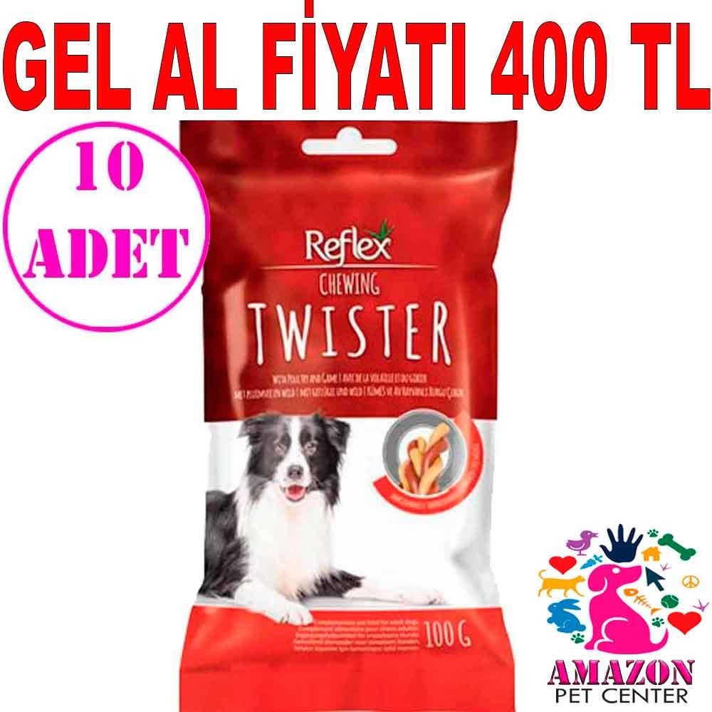 Reflex Chewing Twister Burgu Köpek Ödülü 100 gr 10 AD 20359003 Amazon Pet Center