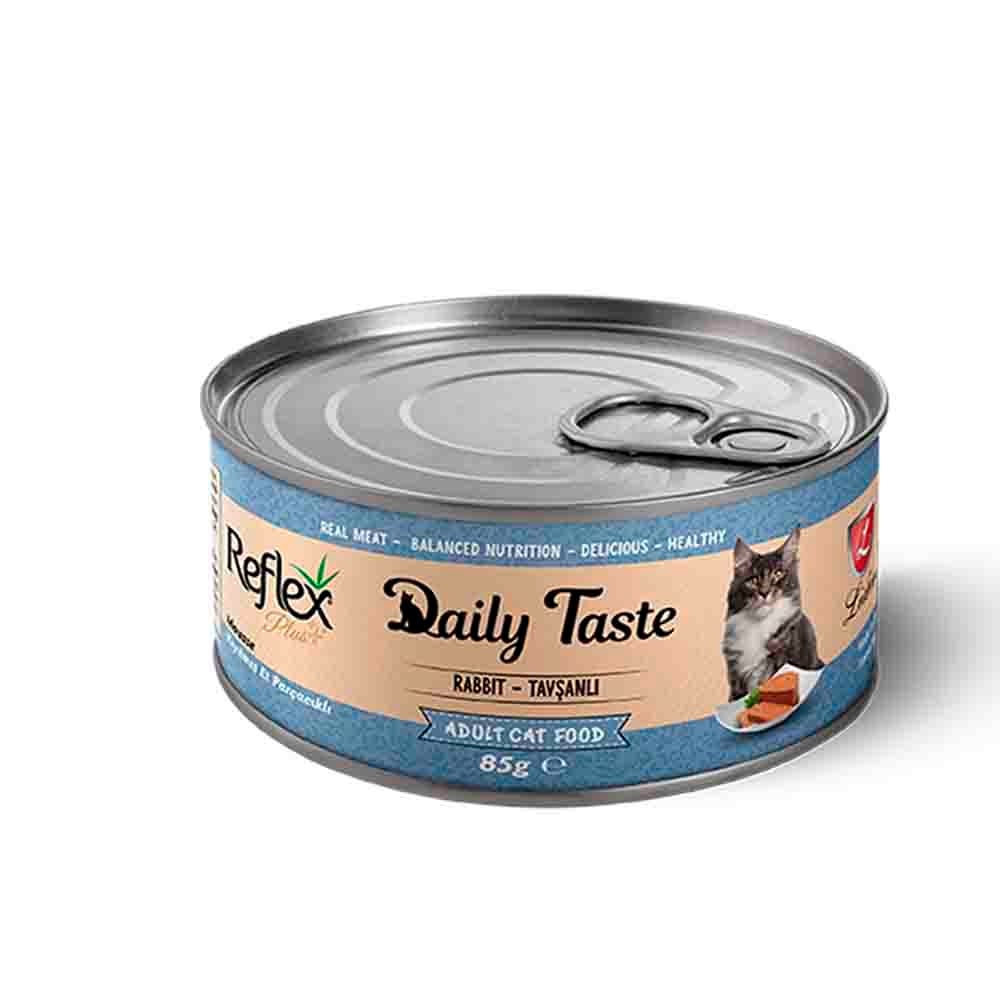 Reflex Daily Taste Tavşanlı (Kıyılmış Etli) 85 gr 8698995029322 Reflex Plus Yetişkin Kedi Konserve Mamaları Amazon Pet Center