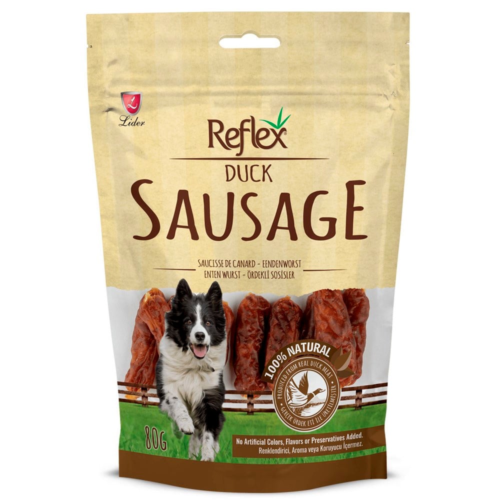 Reflex Dog Ördekli Sosisler Köpek Ödülü 80 Gr 8698995028912 Amazon Pet Center