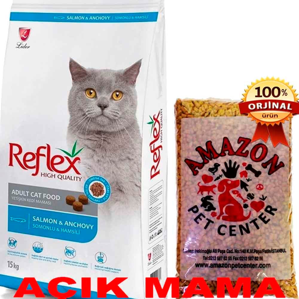 Reflex Hamsili Kedi Maması Açık 1 Kg  32116175 Amazon Pet Center
