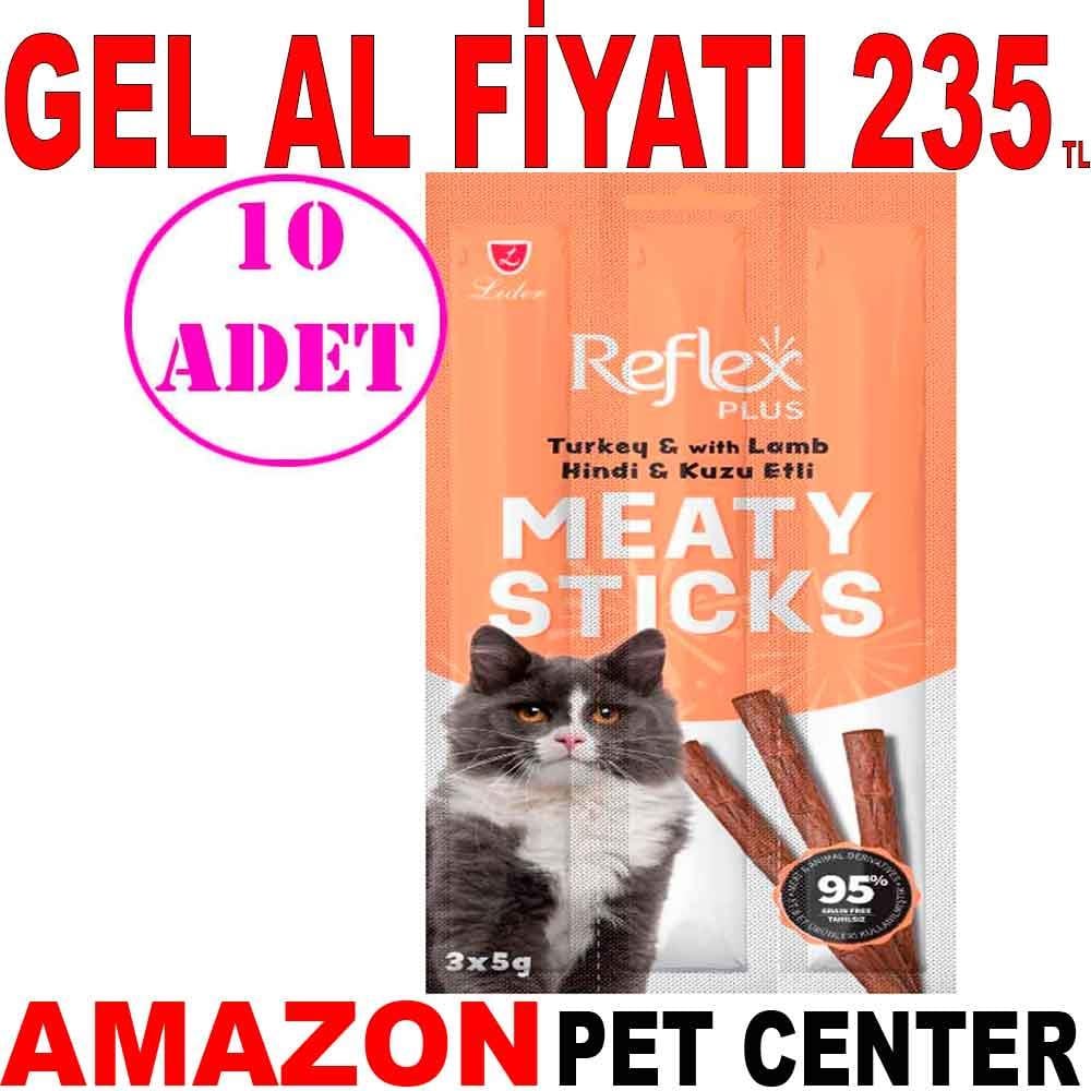 Reflex Hindili Kuzulu Kedi Ödül Çubuğu 5 Gr 3 Lü 10 AD 19367002 Amazon Pet Center