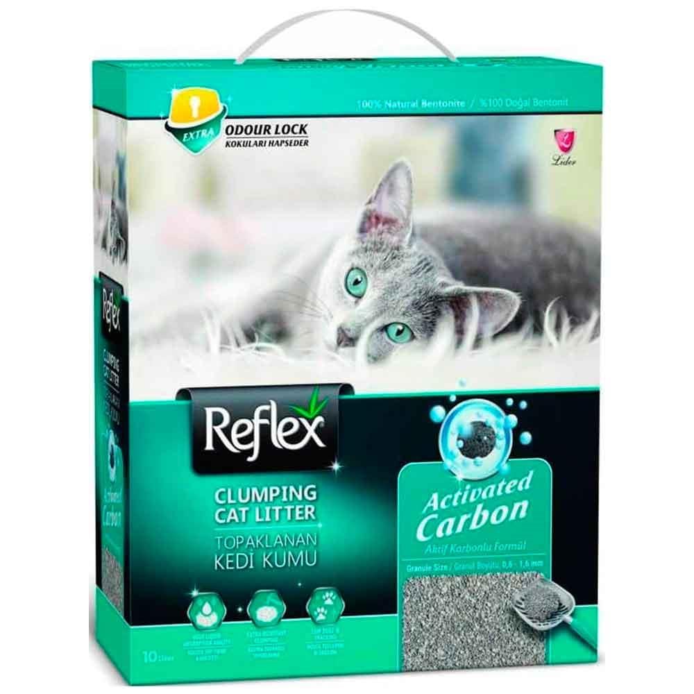 Reflex Kedi Kumu Aktif Karbonlu Topaklanan 10 Lt 8698995026895 Amazon Pet Center