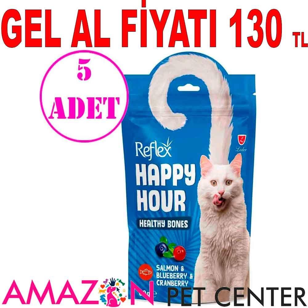 Reflex Kedi Ödülü Happy Hour Sağlıklı Kemikleri Destekleyici 60 Gr 5 AD 20041007 Amazon Pet Center