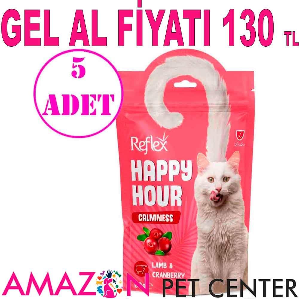 Reflex Kedi Ödülü Happy Hour Sakinleşmeyi Destekleyici 60 Gr 5 AD 20039004 Amazon Pet Center