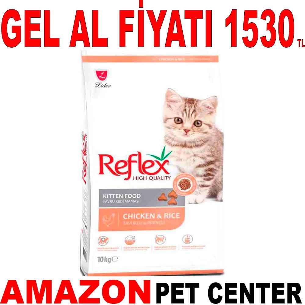 Reflex Kitten Yavru Kedi Maması Tavuklu 10 Kg 18907001 Amazon Pet Center