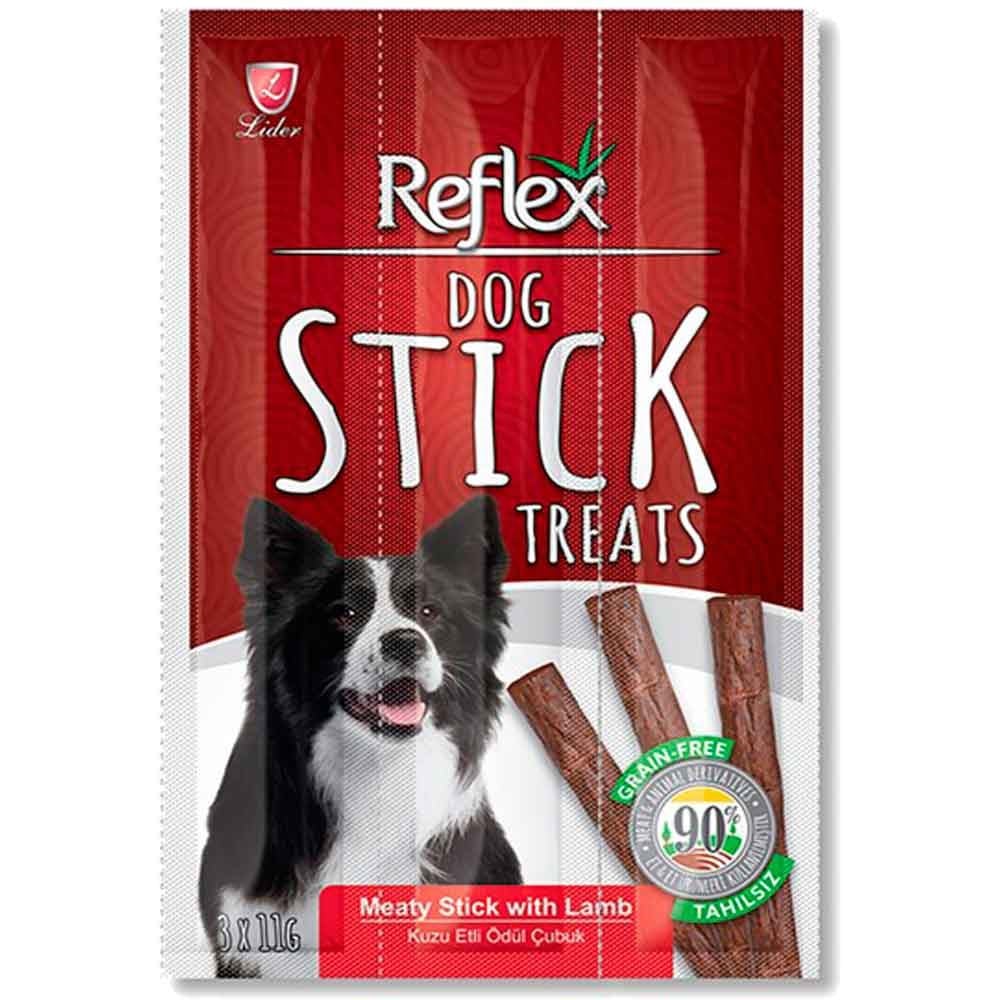 Reflex Köpek Kuzulu Cubuk Ödül 3 X 11 Gr  8698995012744 Reflex Köpek Lezzet Ödülleri Amazon Pet Center