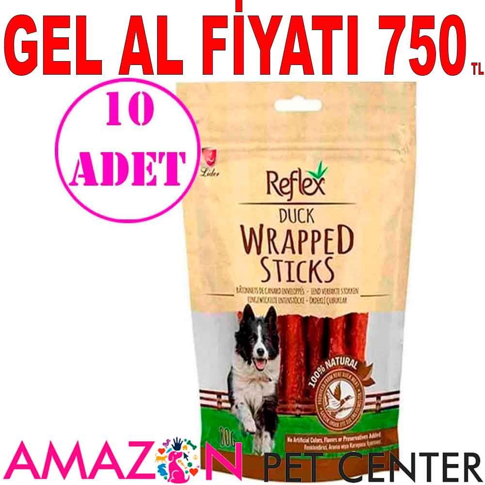 Reflex Köpek Ödül Çubuğu Ördek Sargılı 80gr 10 AD 19685007 Amazon Pet Center