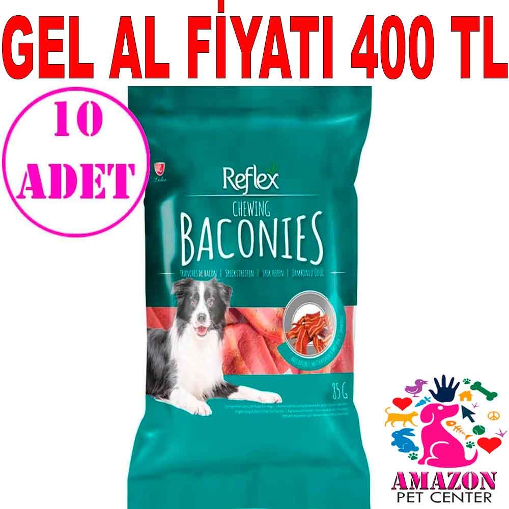 Reflex Köpek Ödülü Che Dog Baconies Snacks Jambonlu 85 Gr 10 AD 20358006 Amazon Pet Center