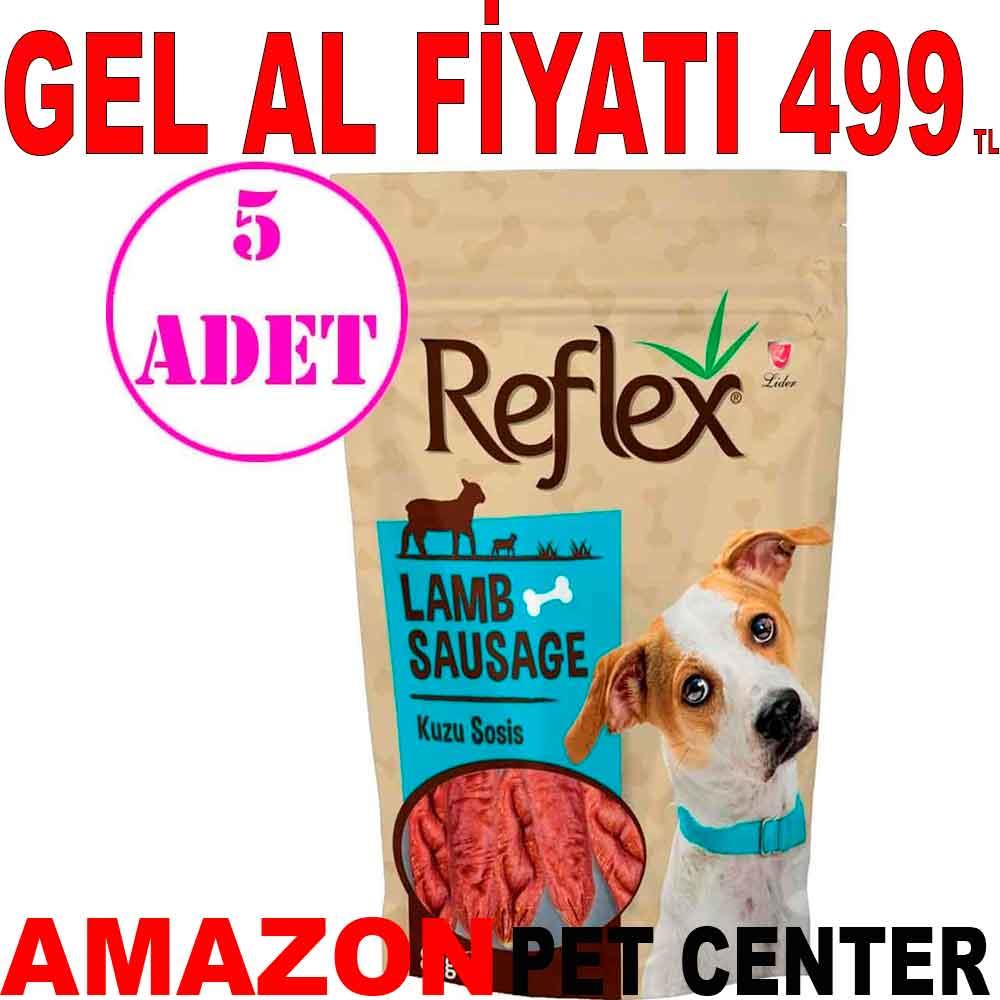 Reflex Köpek Ödülü Kuzu Sosis 80 Gr 5 AD 22225009 Amazon Pet Center