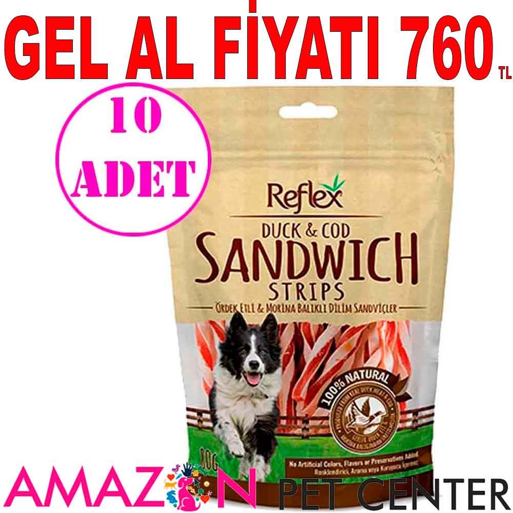 Reflex Köpek Ödülü Ördekli Sandviç Çubuk 80 Gr 10 AD 19674001 Amazon Pet Center