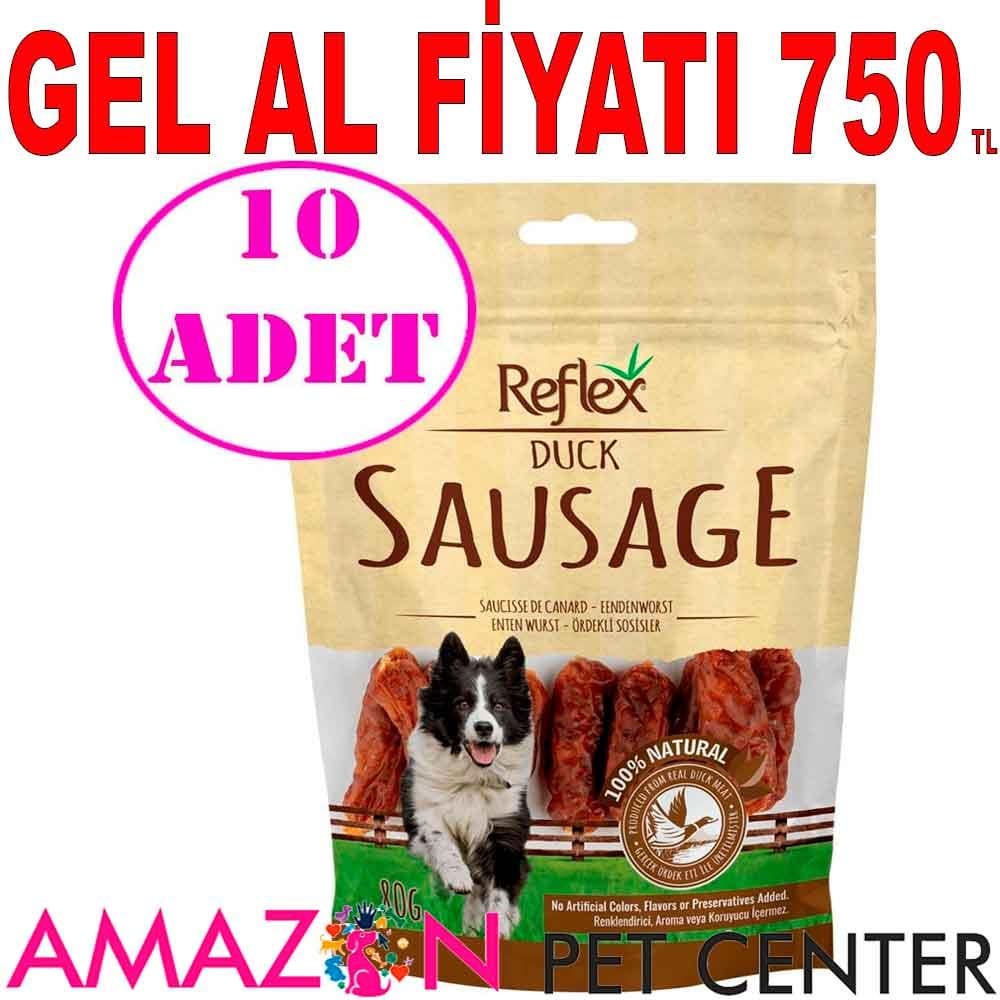 Reflex Köpek Ödülü Ördekli Sosisler 80 Gr 10 AD 19688008 Amazon Pet Center