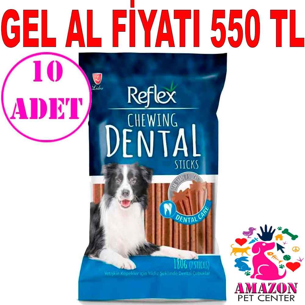 Reflex Köpek Ödülü Yıldız Şeklinde Dental Çubuk 180 Gr 10 AD 20356002 Amazon Pet Center