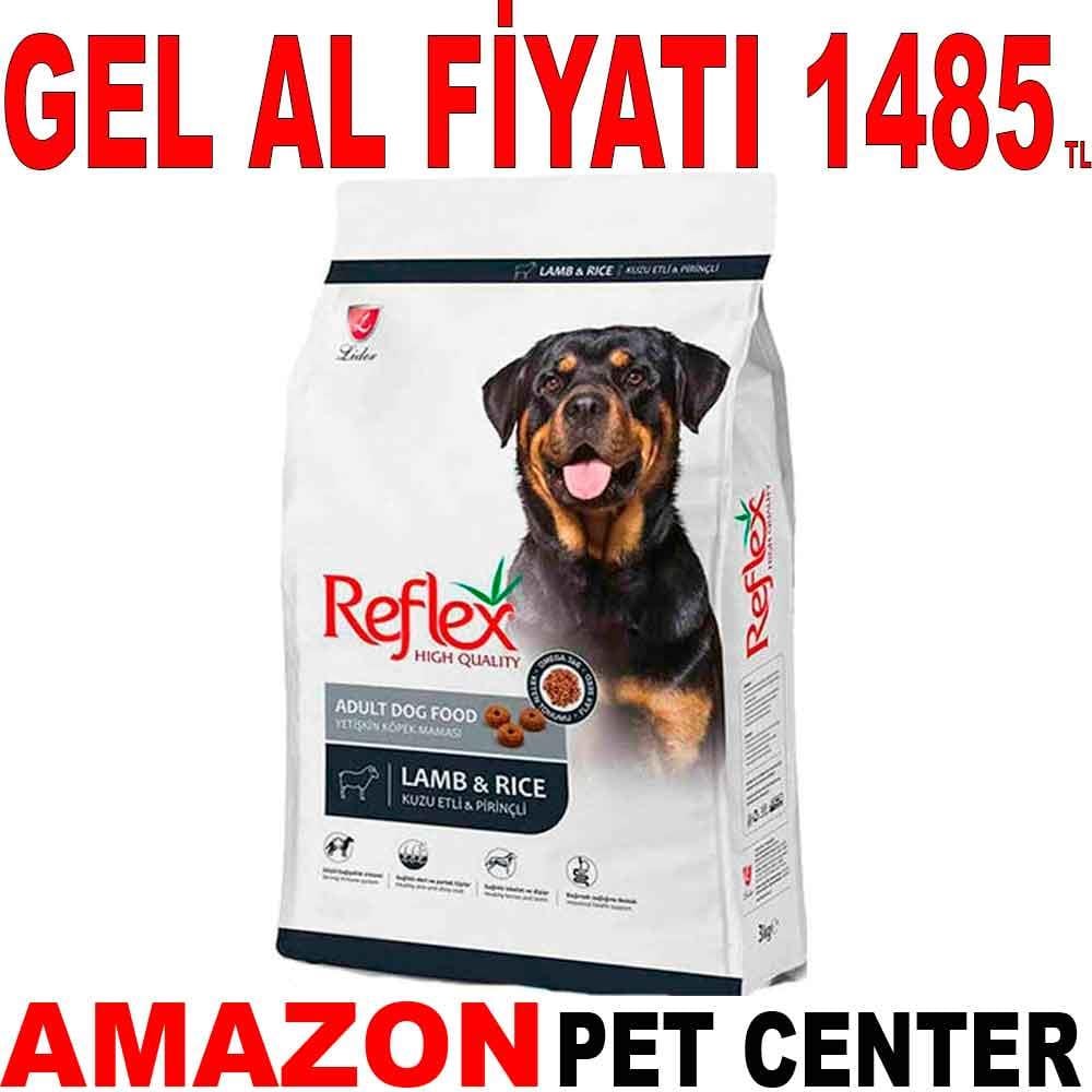 Reflex Kuzu Etli Köpek Maması 15 Kg 18792003 Amazon Pet Center