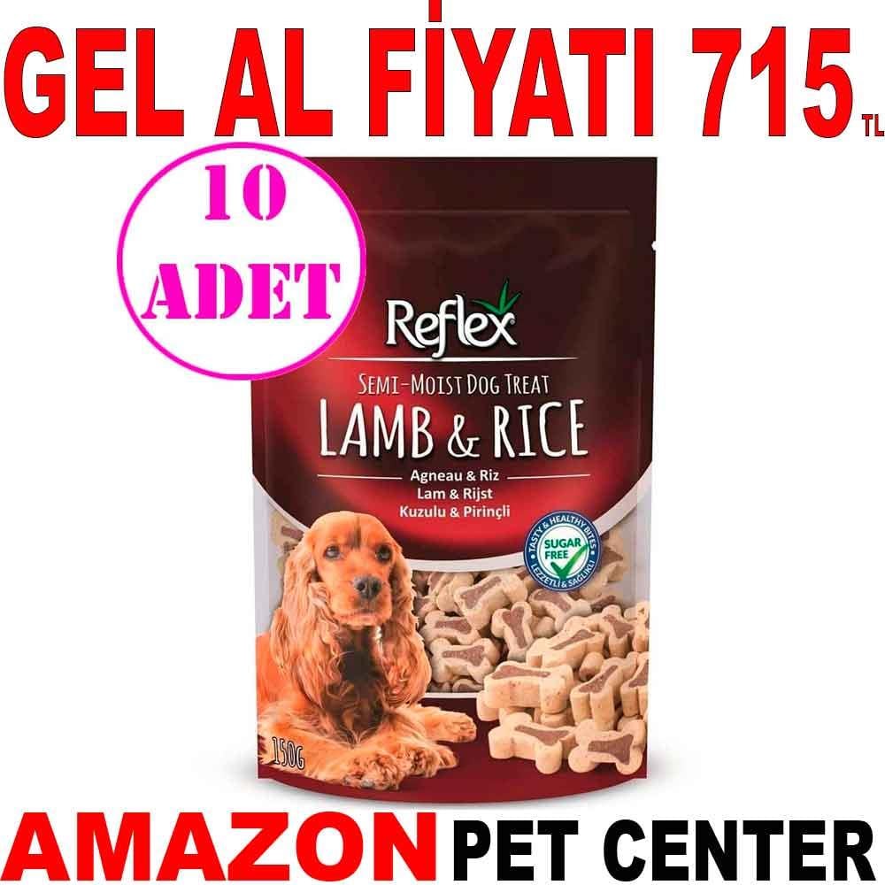 Reflex Kuzulu Yumuşak Köpek Ödülü 150gr 10 AD 19150000 Amazon Pet Center