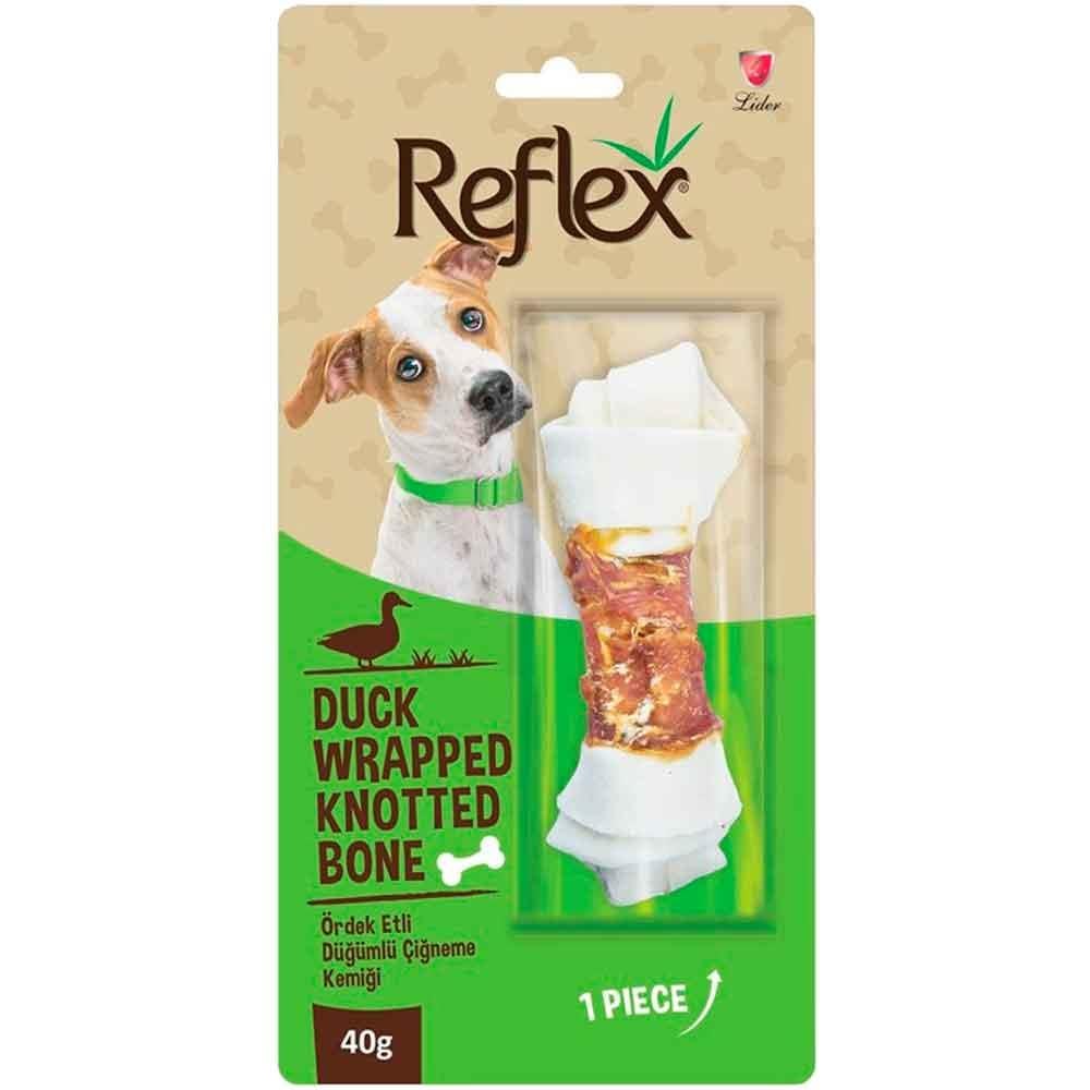 Reflex Ördek Etli Düğümlü Kemik 40 Gr 8698995029964 Amazon Pet Center