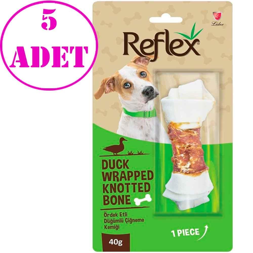 Reflex Ördek Etli Düğümlü Kemik 40 Gr 5 AD 32135770 Amazon Pet Center