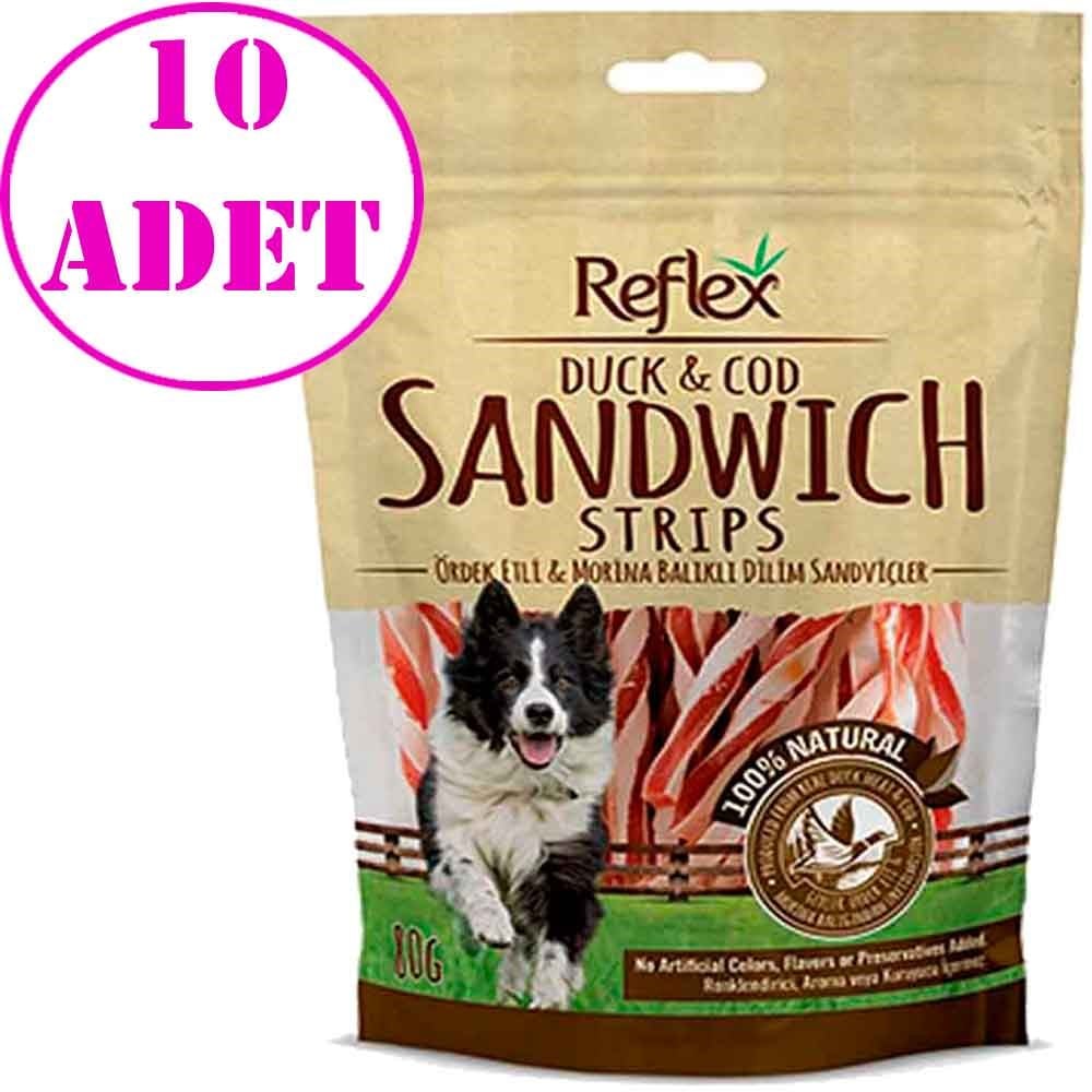 Reflex Ördek Sandviç Çubuk 80 Gr 10 AD 32125016 Reflex Köpek Lezzet Ödülleri Amazon Pet Center