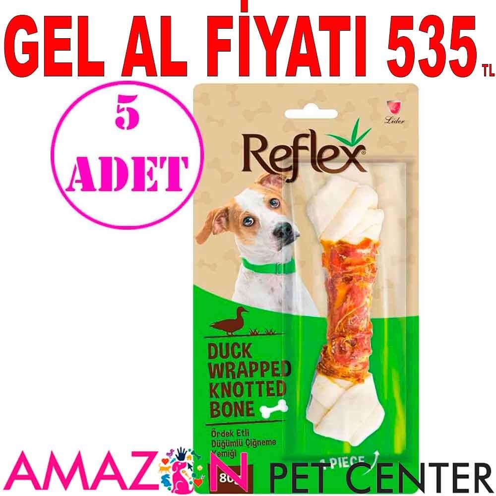 Reflex Ördekli Düğümlü Kemik 80 Gr 5 AD 19154008 Amazon Pet Center