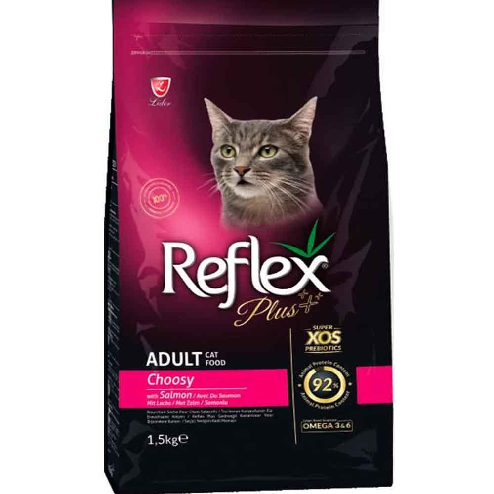 Reflex Plus Choosy Seçici Kediler için Somonlu Kedi Maması 1,5 Kg 8698995027182 Amazon Pet Center