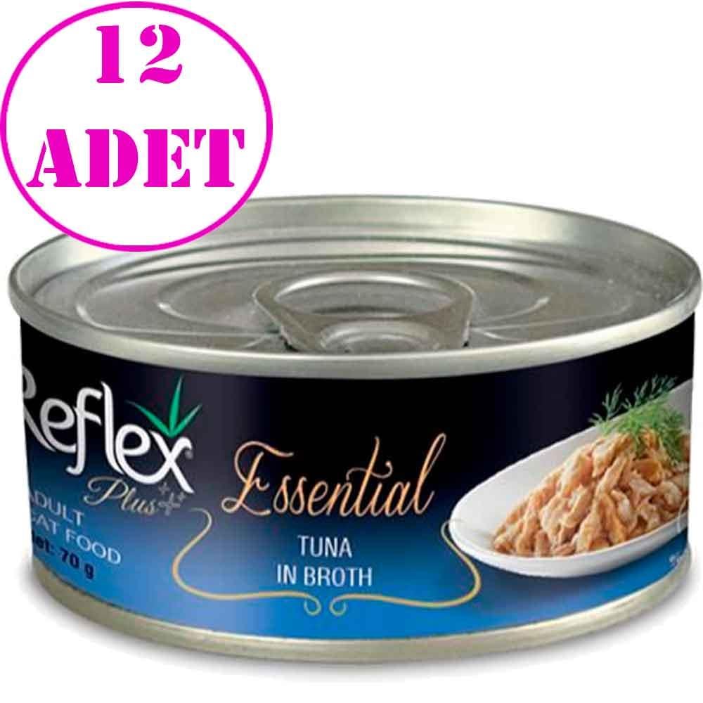 Reflex Plus Essential Atlantik Ton Balıklı Yetişkin Kedi Konservesi 70 Gr 12 AD 32118629 Amazon Pet Center