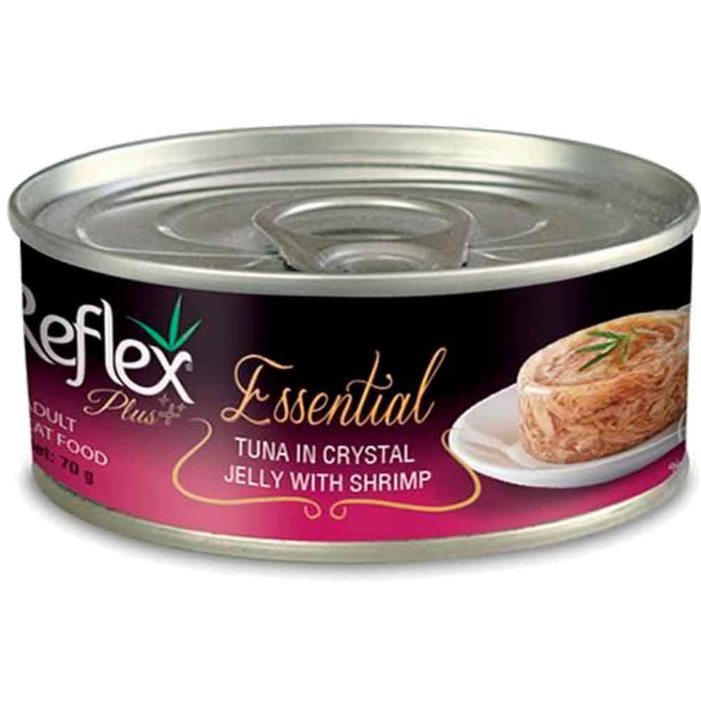 Reflex Plus Essential Ton Balıklı ve Karidesli Jel Yetişkin Kedi Konservesi 70 Gr 8698995027021 Amazon Pet Center