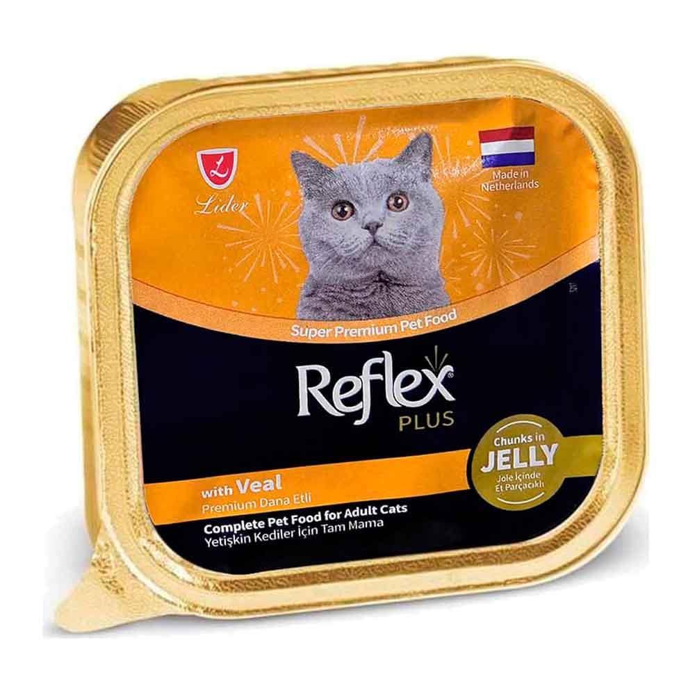 Reflex Plus Jöleli Dana Etli Kedi Konservesi 85 GR 8698995032810 Amazon Pet Center
