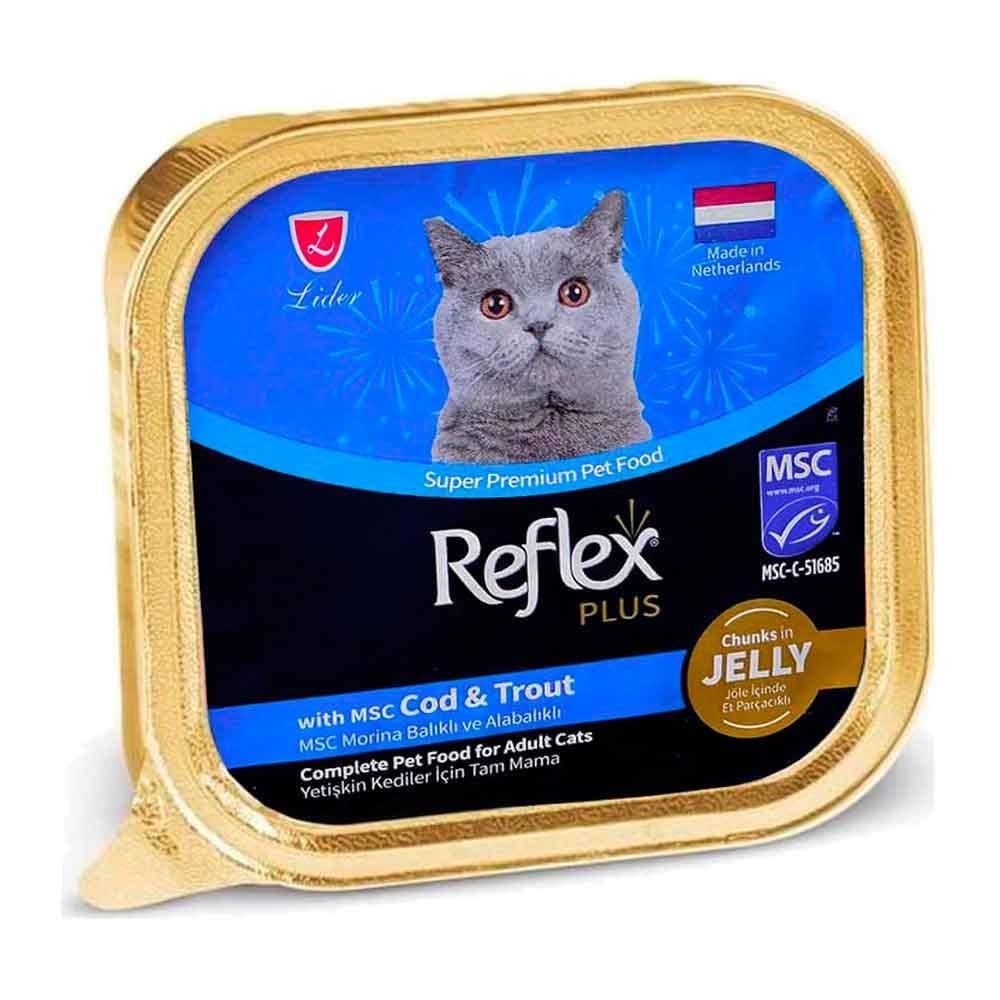 Reflex Plus Jöleli Morina Balıklı Kedi Konservesi 85 Gr 8698995032803 Amazon Pet Center