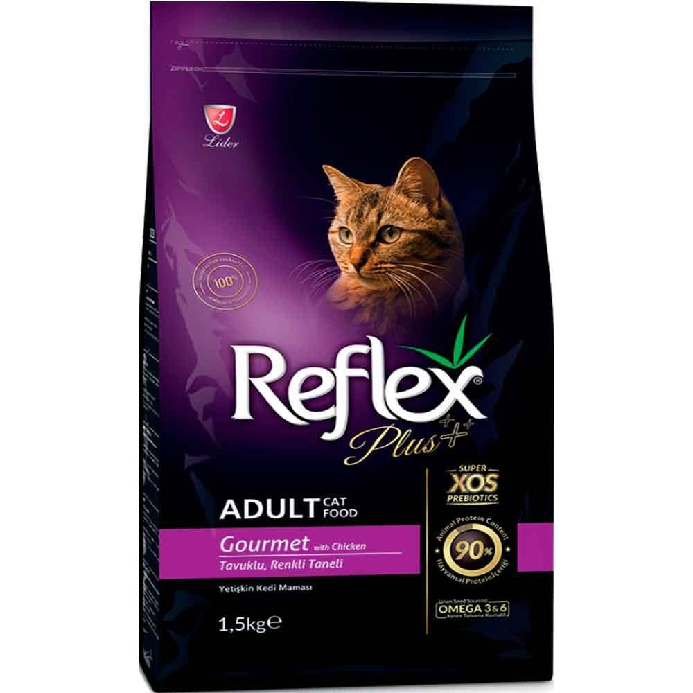 Reflex Plus Kedi Maması Tavuklu Renkli Taneli 1,5 Kg 8698995003599 Amazon Pet Center