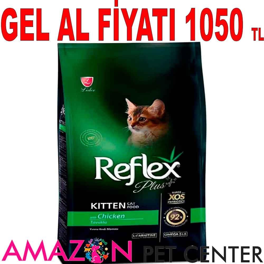Reflex Plus Kitten Tavuklu Yavru Kedi Maması 8 Kg 18988000 Amazon Pet Center