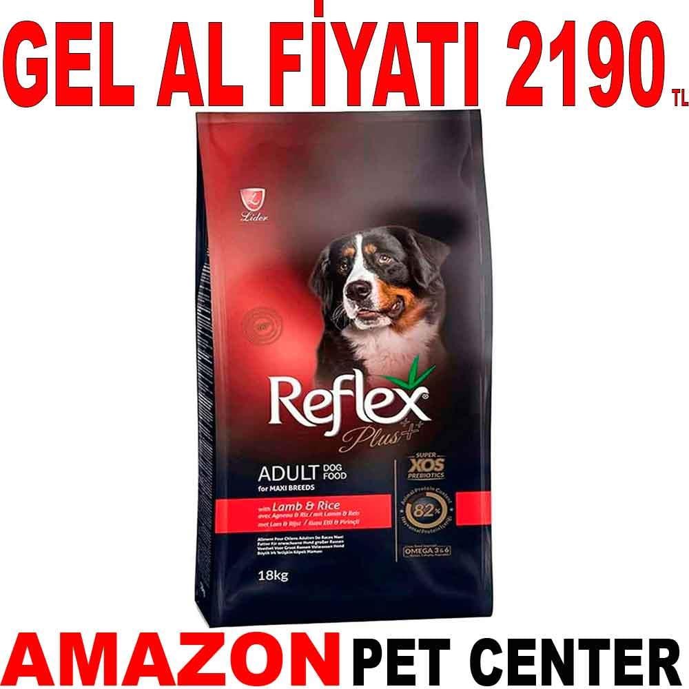 Reflex Plus Kuzu Pirinç Köpek Maması 18 Kg 18983005 Amazon Pet Center