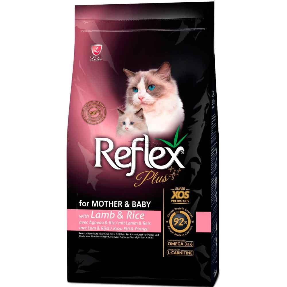 Reflex Plus Mother Baby Kuzulu Yavru Hamile ve Emziren Kedi Maması 15 Kg 8698995029018 Amazon Pet Center