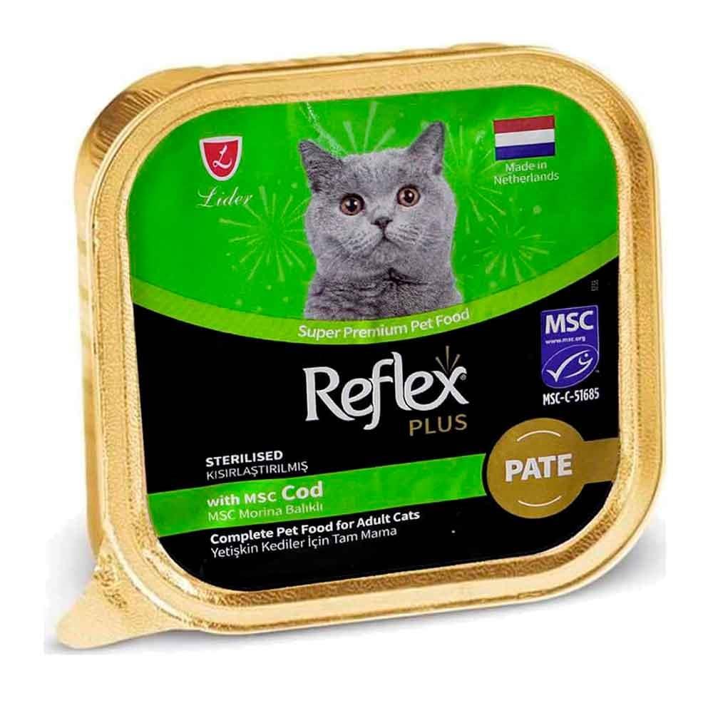 Reflex Plus Pate Balıklı Kısır Kedi Konservesi 85 Gr 8698995033206 Amazon Pet Center