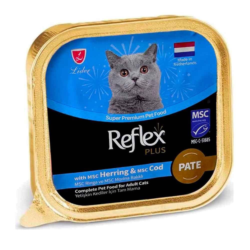 Reflex Plus Pate Ringa ve Morina Balıklı Kedi Konservesi 85 Gr 8698995032858 Amazon Pet Center