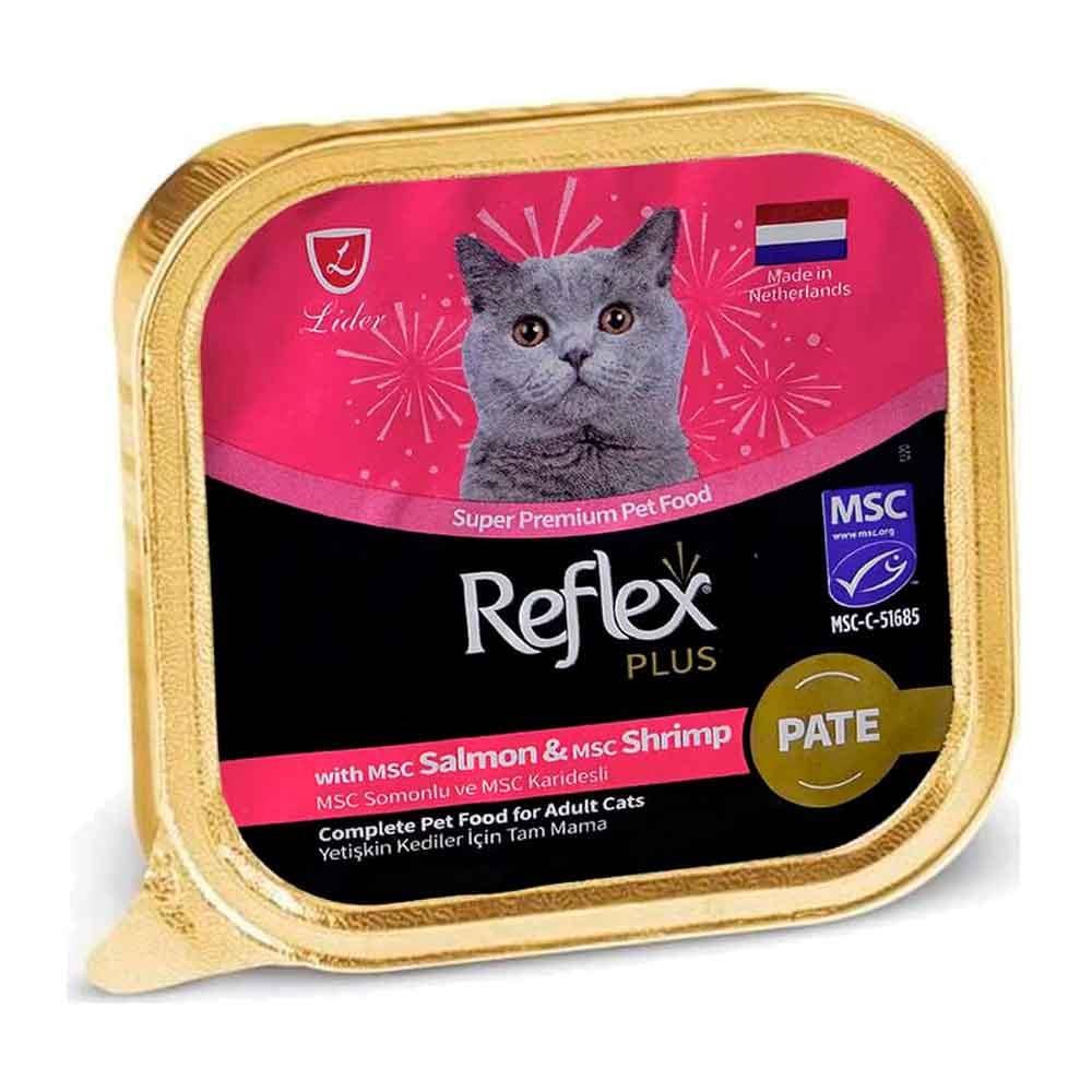 Reflex Plus Pate Somonlu Karidesli Kedi Konservesi 85 Gr 8698995032841 Amazon Pet Center